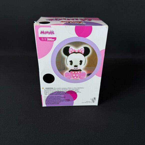 Disney Junior Minnie Mouse 5" LED Mood Light Led Powered - Brand New in box - Picture 4 of 6